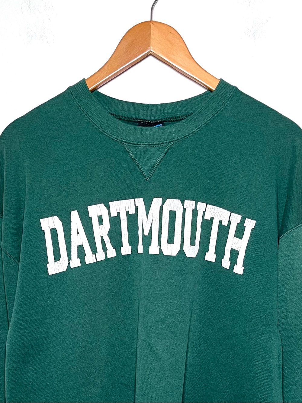 Vintage Dartmouth Sweatshirt Mens Size Large Green Fleece Crewneck College Soffe - Picture 3 of 9